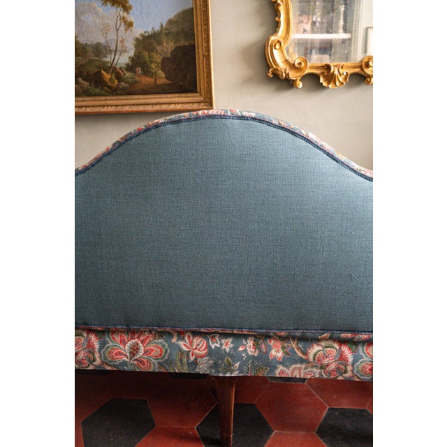 Wood Floral Sofa, Italy, 1790s For Sale - Image 7 of 10