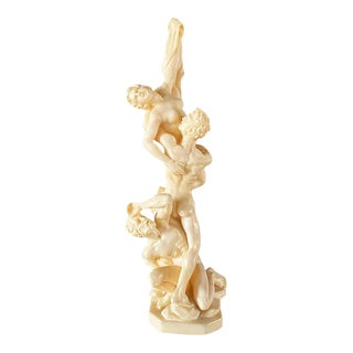 Vintage A. Santini Nude Art Sculpture, Resin For Sale