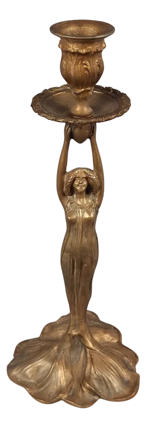 Metal Sculpture on Marble Base, 1960s