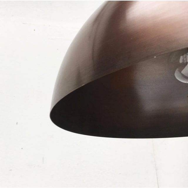 Mid-Century Copper Dome Pendant For Sale - Image 10 of 18