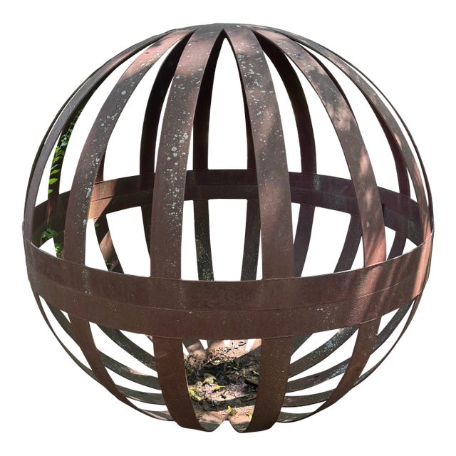 Enormous Garden Sculpture of Orb For Sale