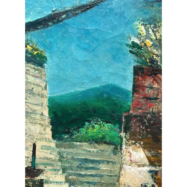 1940s John Leroy Jackson Georgia Quarry Oil Painting For Sale - Image 4 of 7