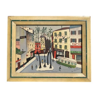 1950's Charles De Montfort Watercolor Lithograph For Sale