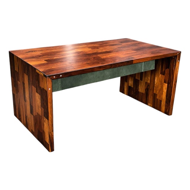Brazilian Mid-Century Modern Foldable Desk in Rosewood, Jorge Zalszupin, 1970s For Sale