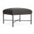 Brown Jordan Venetian Ottoman, Textured Pewter frame with Fusion Charcoal fabric For Sale - Image 12 of 12