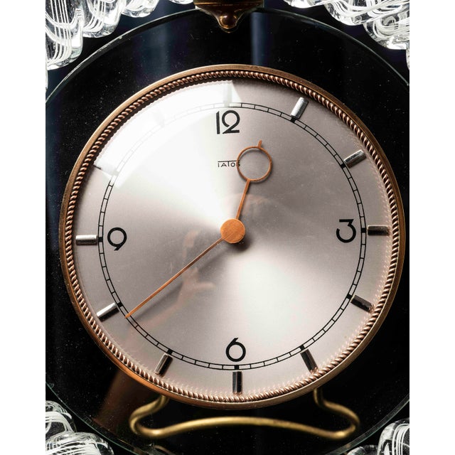 Murano Glass Mantel Clock by Ercole Barovier for Barovier & Toso, Italy, 1950s For Sale - Image 4 of 14