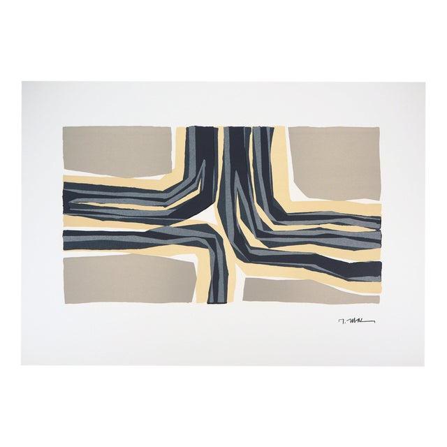 Raoul Ubac, Composition in Beige, Lithograph For Sale