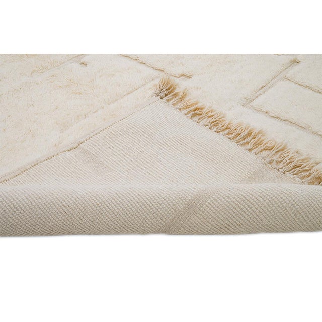 Early 21st Century Hand-Knotted Wool Rug by Azele Studio For Sale - Image 5 of 12