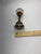 1920s Antique Victorian Clear Octagonal Cut-Glass Doorknobs With Spindle - Pair For Sale - Image 5 of 8