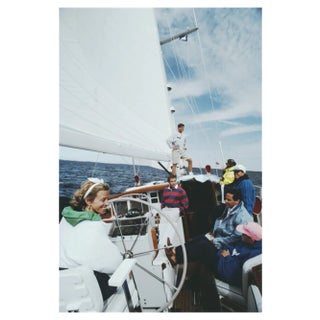 Slim Aarons, On Board the Palawan, Estate Stamped Photographic Print, 1992 / 2020s For Sale