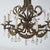French Vintage French Louis XIV Style Bronze & Crystal Eight-Light Chandelier C1930 For Sale - Image 3 of 10