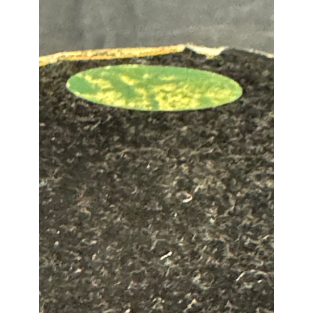 Paint Past Times Round Brass Calla Lily Trinket Box Enamel Rhinestone Art Nouveau VTG For Sale - Image 7 of 12