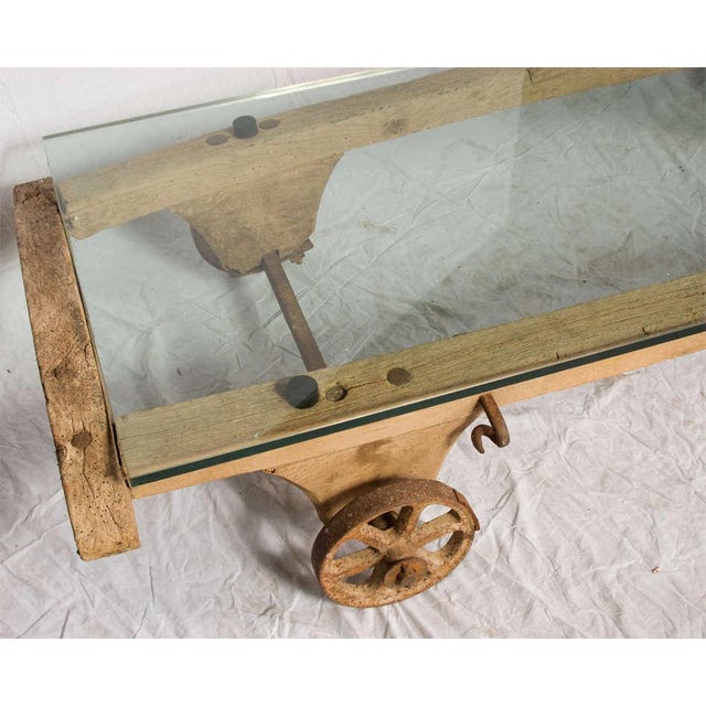 Large Coffee Table Cart on Wheels Chairish