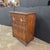 English Late 19th Century Handsome Georgian Oak 4 Drawer Chest on Bun Feet With Decorative Molding Accents For Sale - Image 3 of 9