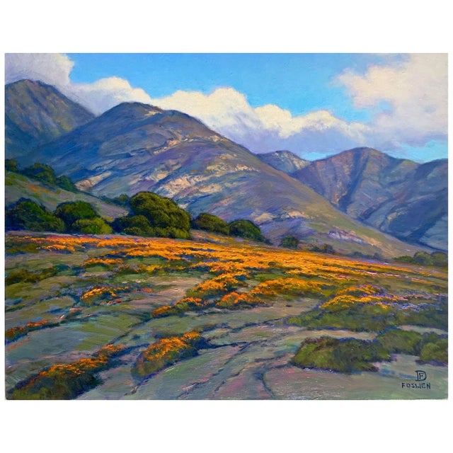 Dirk Foslien "Gaviota" oil on board. This Dirk Foslien painting comes framed as shown. Dimensions 8"H X 10"W (Image); 13"H...