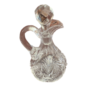 1900s American Brilliant Cut Glass Cruet