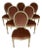 Original French Louis XVI Medallion Back Dining Chairs – Set of 6 For Sale