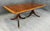 Late 20th Century Baker Furniture Stately Homes Collection Georgian Flamed Mahogany Dining Table With Leaf For Sale In Raleigh - Image 6 of 14