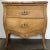 Pair of French Jacques Birckle Marble Top Ormolu Mounted Cherrywood Commodes For Sale - Image 4 of 12