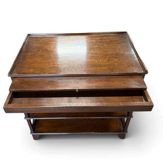 Early 21st Century Rose Tarlow Pemberley Bookstand Side Table- A Pair For Sale - Image 5 of 6
