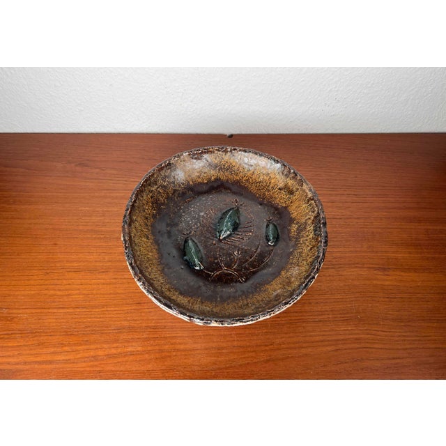 Mid-Century Modern Danish Studio Pottery Bowl by Clara Helmich, 1960s For Sale - Image 16 of 18