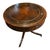 English Federal Style Mahogany Drum Table With Leather Top For Sale - Image 3 of 11