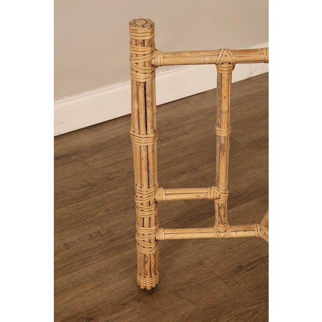 Mid-Century Modern McGuire Bamboo Rattan Table Base For Sale - Image 3 of 17
