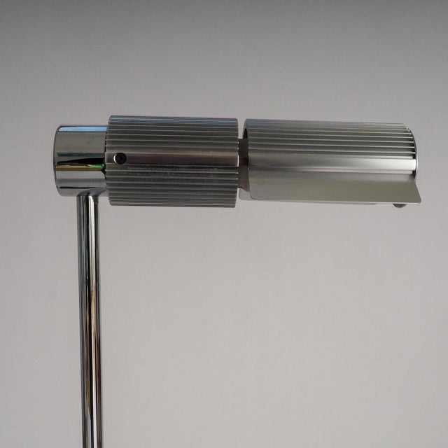 Silver Haloprofil 878HR Floor Lamp in Silver by Viktor Frauenknecht for Swiss Lamps, 1960s For Sale - Image 8 of 16