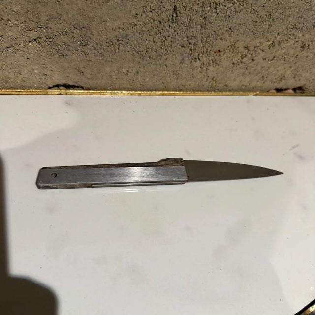 For your consideration, Vintage Vernco Hand Honed HI CV Stainless Steel Japan Paring Knife Set 5 Dimensions: 7" Overall -...