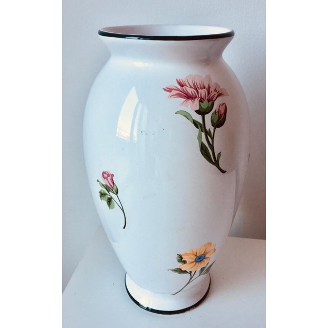 Tiffany Co Sintra 10 5 Vase Hand Painted Flowers Chairish