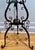 Continental Wrought Iron Tripod Plant Stand With Scrollwork and Foliage Circa 1880 For Sale - Image 14 of 17