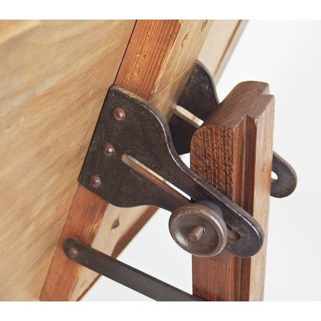 Wood Drawing Table or Easel, 1890s For Sale - Image 7 of 14