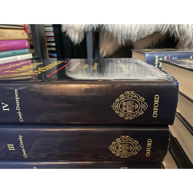 The Oxford English Dictionary 1989 2nd Ed. 12 Volumes. 1-4,6-12, 20 For Sale - Image 9 of 9