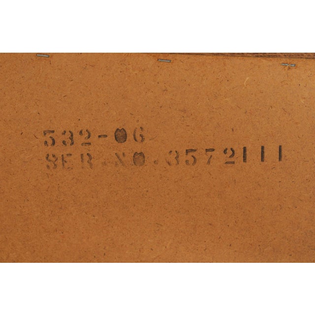 Mid-Century Modern Walnut Accent Wall Mirror Attributed to Lane For Sale - Image 11 of 12