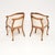 Antique Queen Anne Style Walnut Tub Armchairs, 1920, Set of 2 For Sale - Image 3 of 11