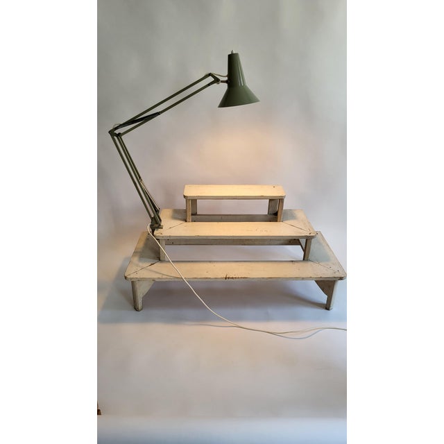 Elegant and functional, fully adjustable architect's task lamp by Elux, Austria, dating to the mid-century period. The...