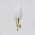 Large Brass and Murano Glass Sconces, 1990, Set of 2 For Sale - Image 6 of 9