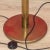 Golden Mushroom Floor Lamp with Brown Shade from Cosack Leuchten, 1970s For Sale - Image 9 of 11