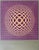 Vasarely Op Art Screenprint Entitled Vega-Tuz Framed in Chrome For Sale - Image 9 of 15
