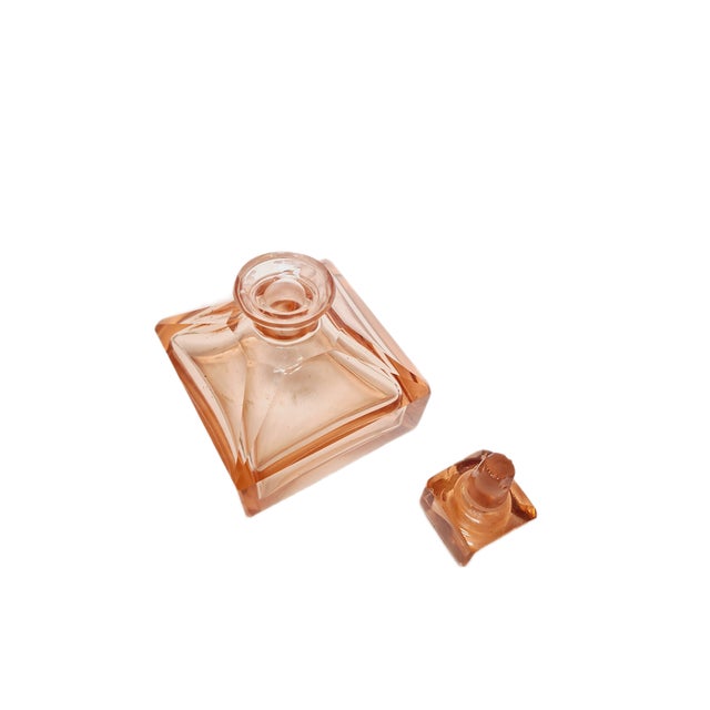 Pink Czechoslovakian Art Deco Carafe from Moser, 1930s For Sale - Image 8 of 10