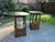 Wood Oak Pagoda Tabouret Side Table Attributed to Charles Limbert C. Early 20th Century For Sale - Image 7 of 7
