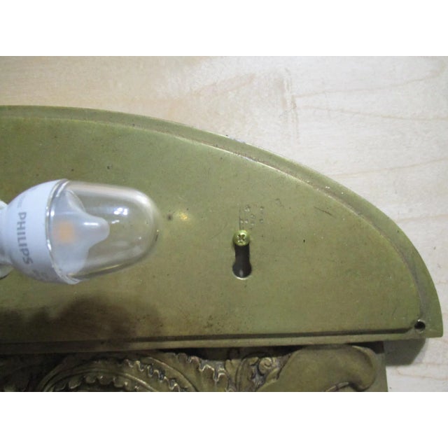 Metal Fine French Art Deco Bronze Birds Sconce Circa 1920s For Sale - Image 7 of 10