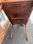 Antique Victorian Style Tooled Leather Writting Table Desk For Sale - Image 15 of 17