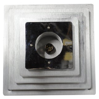 Space Age Pyramid Wall Sconce attributed to Hüstadt Leuchten, 1970s For Sale