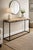 Modern Modern Industrial Solid Wood & Black Metal Console Table/Entryway/Sofa Table For Sale - Image 3 of 7