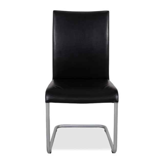 D2 Chairs in Black Leather from Hülsta, Set of 6 For Sale - Image 18 of 18