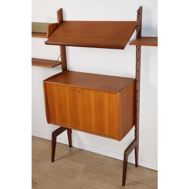 Scandinavian Modular Wall Bookcase from Blindheim Møbelfabrik, 1960s For Sale - Image 6 of 18