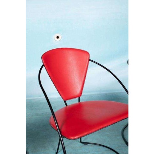 Minimalist Italian Dining Chairs, 1980s, Set of 4 For Sale - Image 14 of 18