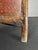 Art Deco Wabi Sabi Colonial Rattan and Faux Leather Oil Cloth Armchair, 1920s For Sale - Image 10 of 18