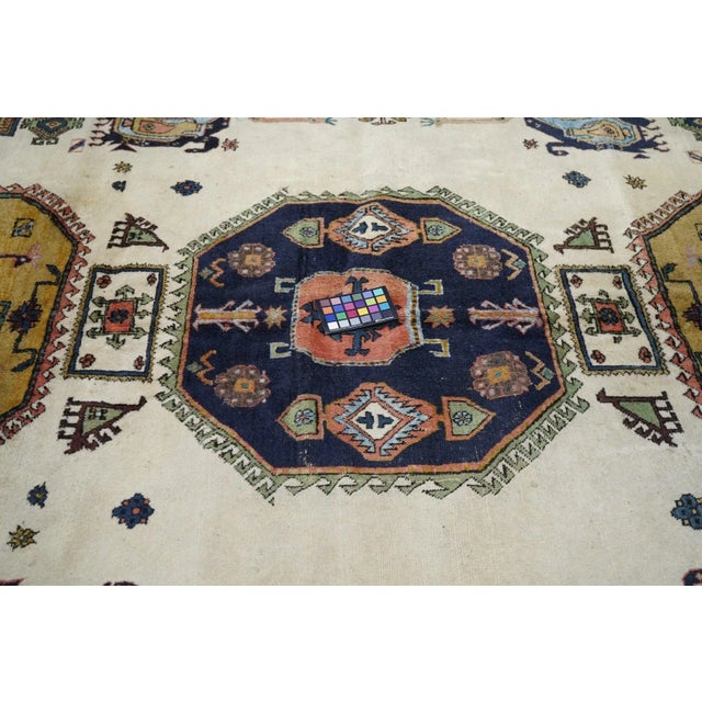 1960s Vintage Ardevil Rug 11'2'' x 11'8'' For Sale - Image 11 of 12